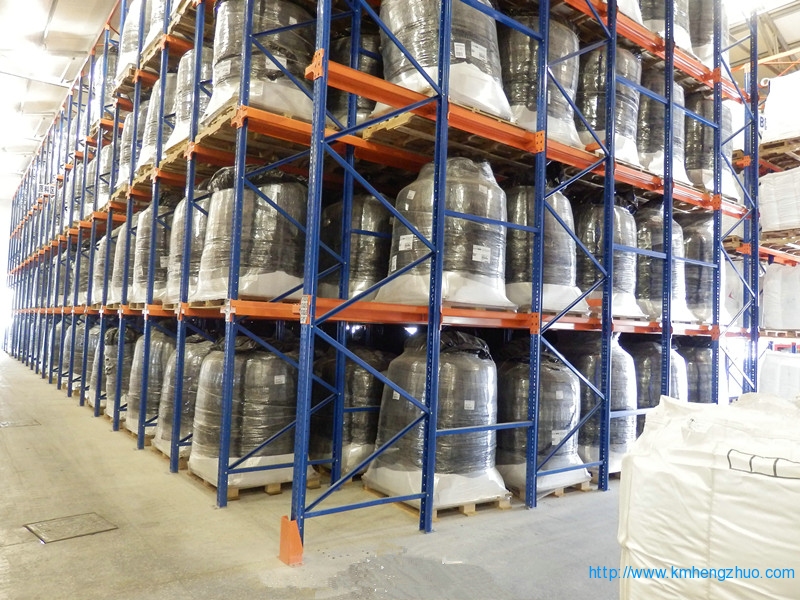 HZ-798型通廊式货架 通廊式仓库货架应用案例