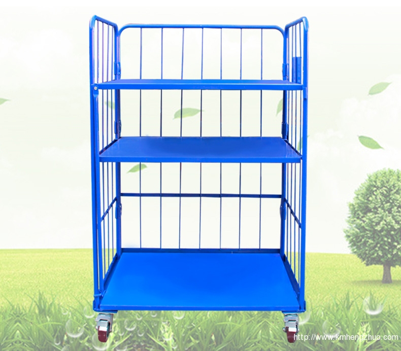 HZ-wl04折叠式物流台车